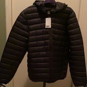 H&M Puffer Jacket Black Small